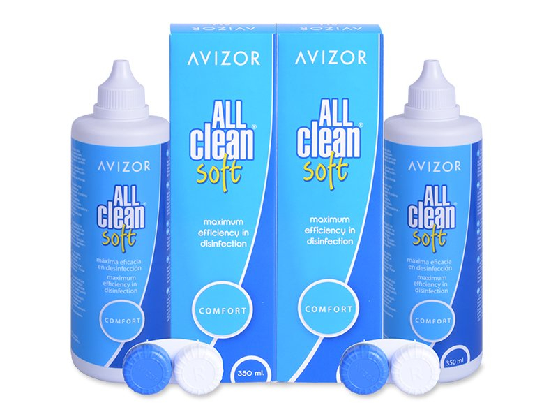 Solução Avizor All Clean Soft 2 x 350 ml 