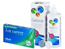 Air Optix for Astigmatism (6 lentes) + Solução Gelone 360 ml