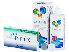 Air Optix for Astigmatism (6 lentes) + Solução Gelone 360 ml