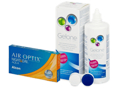 Air Optix Night and Day Aqua (6 lentes) + Gelone solução 360 ml