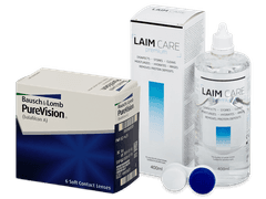 PureVision (6 lentes) + Solução Laim Care 400ml