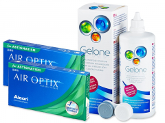 Air Optix for Astigmatism (2x3 lentes) + Solução Gelone 360 ml