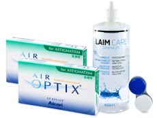 Air Optix for Astigmatism (2x3 lentes) + Solução Laim-Care 400ml