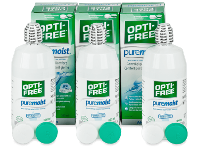 OPTI-FREE PureMoist Solução 3 x 300 ml 