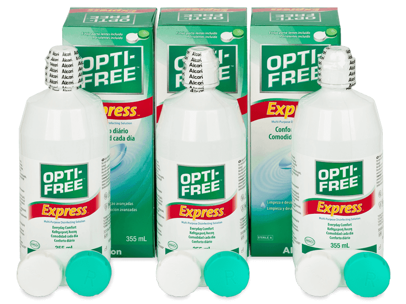 OPTI-FREE Express Solução 3 x 355 ml 