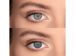 Lentes de Contacto Cinza Sterling Gray com correção - Air Optix Colors (2 lentes)