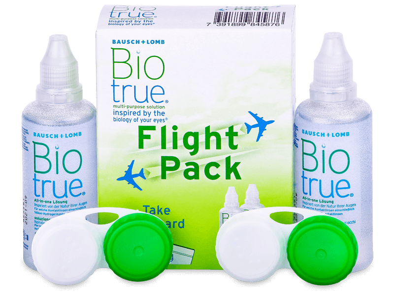 Solução Biotrue Flight Pack 2 x 60 ml
