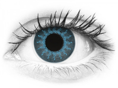 Lentes de Contacto Crazy Lens Azul Solar Solar Blue com correção - ColourVUE (2 lentes)