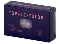 TopVue Color - Turquoise - sem correção (2 lentes)