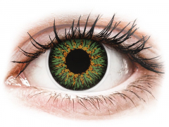 Lentes de Contacto Glamour Verde com correção - ColourVUE (2 lentes)
