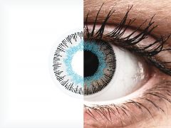 Lentes de Contacto Fusion Azul Acinzentado com correção - ColourVUE (2 lentes)