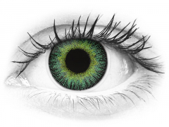 Lentes de Contacto Fusion Verde Amarelado com correção - ColourVUE (2 lentes)