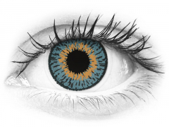 Lentes de Contacto Expressions Colors Azul com correção (1 lente)