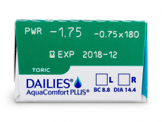 Dailies AquaComfort Plus Toric (30 lentes)