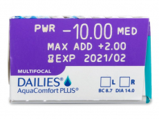 Dailies AquaComfort Plus Multifocal (30 lentes)