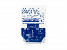 Acuvue Oasys 1-Day with HydraLuxe for Astigmatism (30 lentes)
