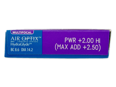 Air Optix plus HydraGlyde Multifocal (6 lentes)