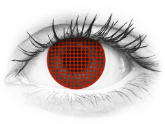 Lentes de Contacto Crazy Lens Tela Vermelha Red Screen - ColourVUE (2 lentes)