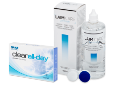 Clear All-Day (6 lentes) + Solução Laim-Care 400 ml