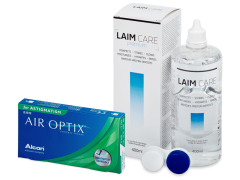 Air Optix for Astigmatism (6 lentes) + Solução Laim-Care 400 ml