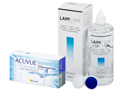 Acuvue Oasys for Astigmatism (12 lentes) + Solução Laim-Care 400 ml