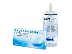 Bausch + Lomb ULTRA (6 lentes) + Solução Laim-Care 400 ml