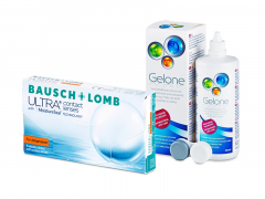 Bausch + Lomb ULTRA for Astigmatism (6 lentes) + Solução Gelone 360 ml