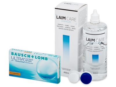 Bausch + Lomb ULTRA for Astigmatism (6 lentes) + Solução Laim-Care 400 ml