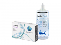 Clariti Multifocal (6 lentes) + Solução Laim-Care 400 ml