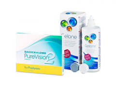 PureVision 2 for Presbyopia (3 lentes) + Solução Gelone 360 ml
