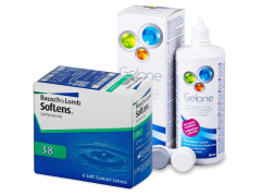 SofLens 38 (6 lentes) + Solução Gelone 360 ml