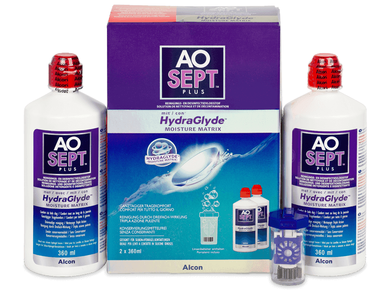 AO SEPT PLUS HydraGlyde Solução 2 x 360 ml 