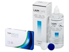 TopVue Air for Astigmatism (3 lentes) + Solução Laim-Care 400 ml