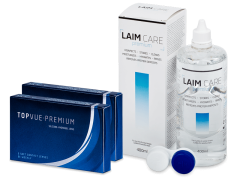 TopVue Premium (12 lentes) + Solução Laim-Care 400 ml