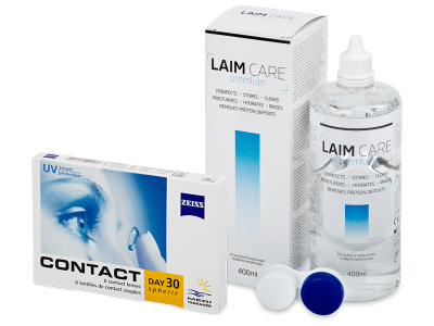 Carl Zeiss Contact Day 30 Spheric (6 lentes) + Laim-Care 400 ml