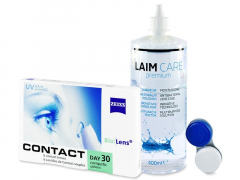 Carl Zeiss Contact Day 30 Compatic (6 lentes) + Solução Laim-Care 400ml