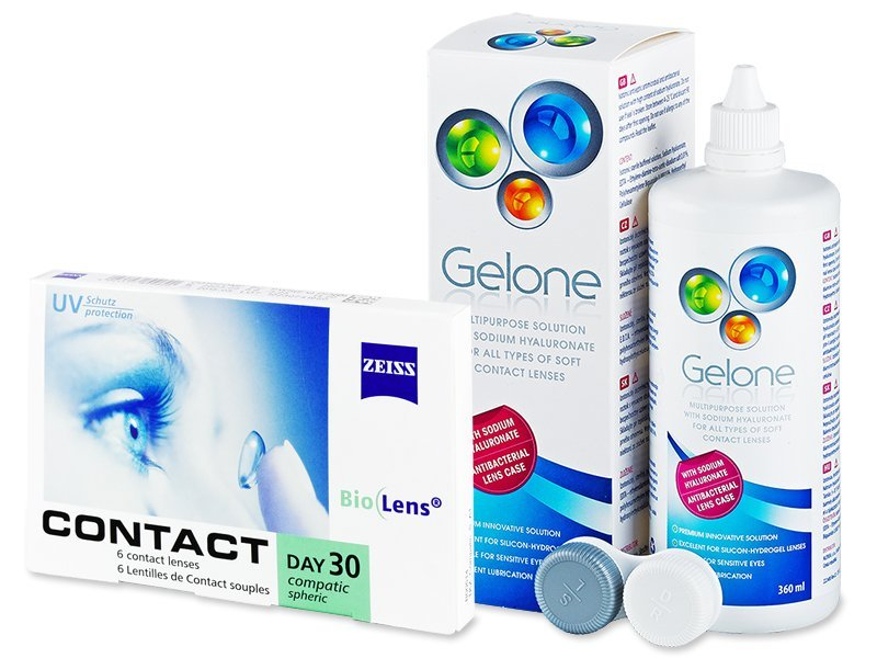 Carl Zeiss Contact Day 30 Compatic (6 lentes) + Gelone 360 ml