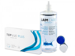 TopVue Monthly Plus (6 lentes) + Solução LAIM-CARE 400 ml