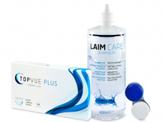 TopVue Monthly Plus (6 lentes) + Solução LAIM-CARE 400 ml
