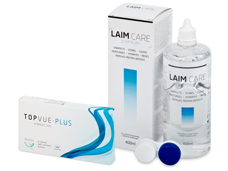 TopVue Monthly Plus (6 lentes) + Solução LAIM-CARE 400 ml