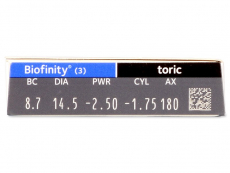 Biofinity Toric (3 lentes)