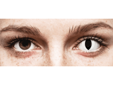 CRAZY LENS - Cat Eye White - Diárias sem correção (2 lentes)