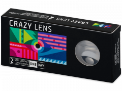 CRAZY LENS - Cat Eye White - Diárias sem correção (2 lentes)
