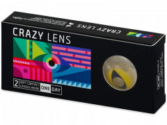 CRAZY LENS - Cat Eye Yellow - Diárias sem correção (2 lentes)