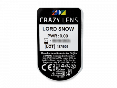CRAZY LENS - Lord Snow - Diárias sem correção (2 lentes)