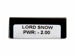 CRAZY LENS - Lord Snow - Diárias com correção (2 lentes)