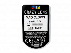 CRAZY LENS - Mad Clown - Diárias sem correção (2 lentes)