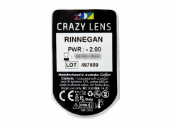 CRAZY LENS - Rinnegan - Diárias com correção (2 lentes)