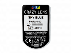 CRAZY LENS - Sky Blue - Diárias sem correção (2 lentes)