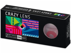 CRAZY LENS - Solid Red - Diárias sem correção (2 lentes)